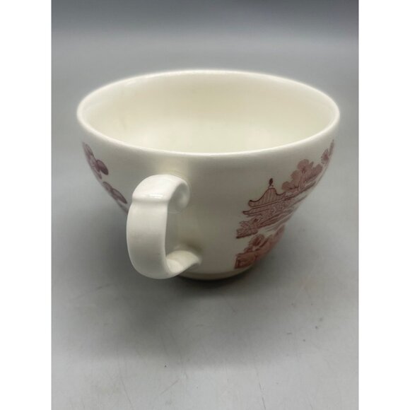 Churchill Willow Rosa Pink Teacup 2 5/8" x 3 5/8" made in England READ - Picture 4 of 6